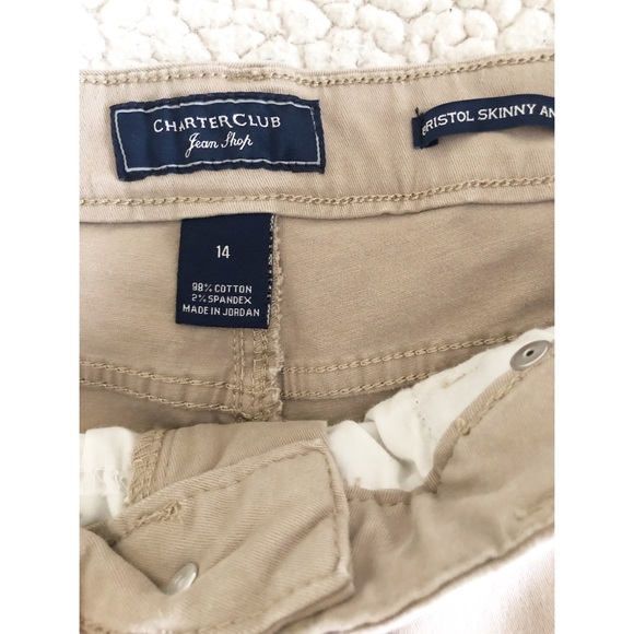 Charter Club Jean Shop Bristol Skinny Ankle Pants - Picture 4 of 7